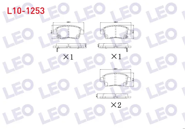 Fren Balata Ön Toyota Yaris (_Cp10) 1.3İ Ikazlı 16.50mm 1999-2005