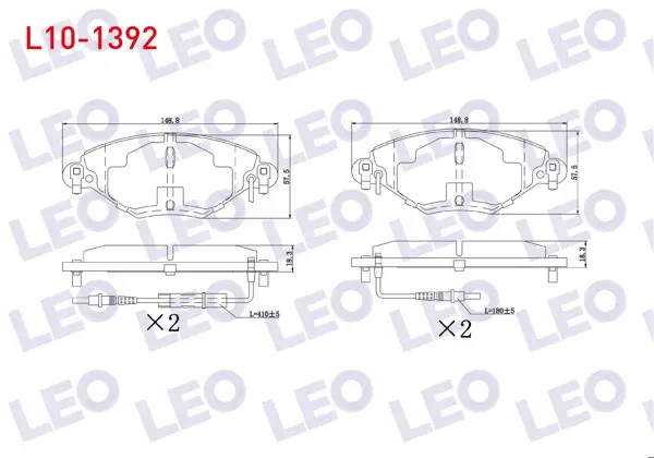 Fren Balata Ön Fişli Citroen C5 II 1.6 HDI 2004-2008 / C5 II (Rc) 2.0 2004-2008 / C5 II (Rc) 2.0 HDI 2004-2008 / C5 I (Dc) 2.0 HDI 2001-2004 / C5 II (Rc) 1.6 Thp 2004-2008