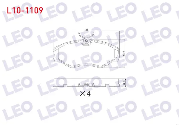 Fren Balata Ön Renault Traffic II 1.9 DCI-2.0 DCI 2001-2014 / Opel Vivaro (J7) 1.9 Dı-2.0 CDTI-2.5 Dtı 2002-2014 / Vivaro (X83) 2.0 CDTI 2015 -