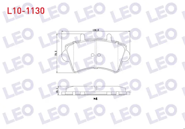 Fren Balata Ön Renault Master II (Fd) 2.5 DCI 1998-2010 / Master II (Fd) 1.9 DCI 1998-2010 / Master II (Fd) 1.9 Dtı 1998-2010 / Opel Movano A 1.9 Dtı 2001-2010 / Movano A 2.5 Dtı 2001-2010