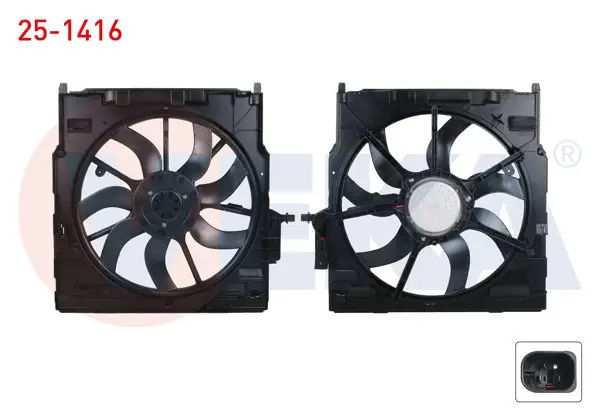 Fan Motoru Davlumbazlı Tekli (600W) BMW X5 (E70) 3.0 D-3.5 Xd-4.0 D 2007-2012 / X5 (F15,F85) 2.5 D-3.0 D-4.0 E 2014-/ X6 (E71,E72) 3.0 D-3.5 D-4.0 D 2008 -