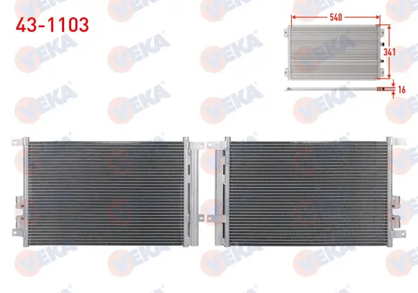 Klima Radyatörü Alfa Romeo 147 (937) 1.9 JTD 2001-2010 / 156 (932) 1.6 Ts-1.9 JTD-2.0 Ts-2.0 Jts-2.4 JTD-2.5 2000-2005