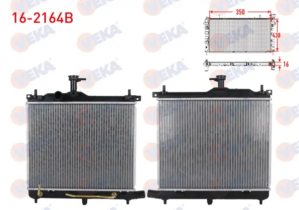 Su Radyatörü Brazing Hyundai i10 1.1İ 12V-1.2İ 12V A-T / M-T 2008 -