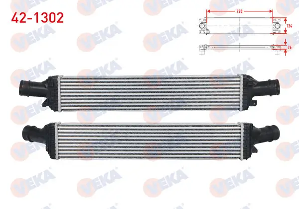 Turbo Radyatörü (Intercooler) Audi A4-A5 2.7 TDI-3.0 TDI Quattro 2007-2017 / A6-A7-A8 2.0 TFSI-3.0 TDI Quattro 2010-/ Porsche Macan 2.0-3.0 Sd 2014 -