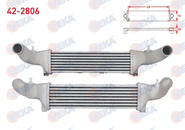 Turbo Radyatörü (Intercooler) Mercedes C Serisi (W202) C 200-C 200 CDI-C 220 CDI-C 250 TD 1993-2000 / CLK (C208) 200-230 1997-2002