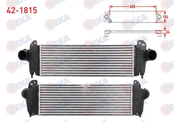 Turbo Radyatörü (Intercooler) Iveco Daily V 3.0 D 2011-2014 / Daily VI 3.0 D 2014 -