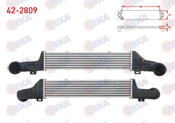 Turbo Radyatörü (Intercooler) Mercedes E Serisi (W210) E 200-E 200 CDI-E 220 CDI-E 270 CDI 1995-2002