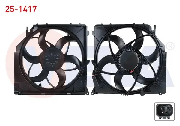 Fan Motoru Davlumbazlı Tekli (400W) BMW X3 (E83) 2.0 D-2.0 D Xdrive-2.5-3.0İ 2004-2010