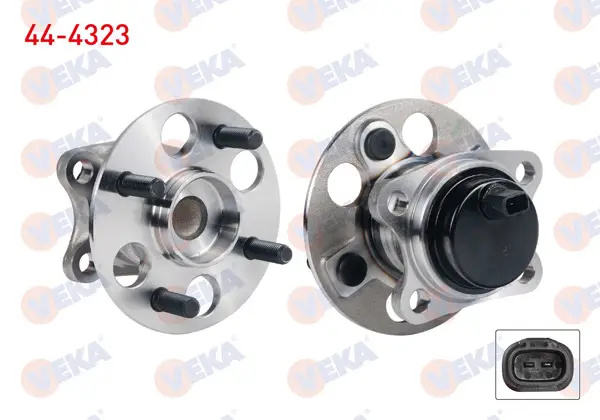 Porya Sol-Sağ Rulmanlı Arka ABS Sensörlü 4 Bjn Toyota Yaris (P13) 1.5 Hybrıd 2011 -
