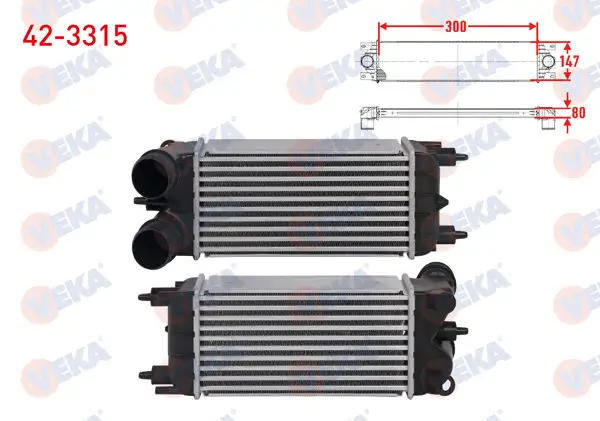 Turbo Radyatörü (Intercooler) Citroen C5 III 1.6 Thp 150 150 Hp 2010 -