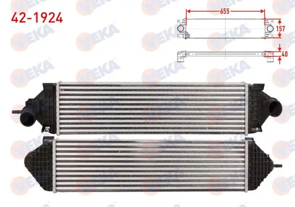 Turbo Radyatörü (Intercooler) Ford C-Max II 1.6 Ecoboost 150 Hp 2010 -