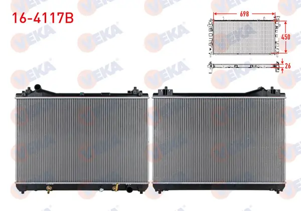 Su Radyatörü Brazing Suzuki Grand Vitara II (Jt) 1.6 Vvt-I 4X4 A-T 2005 -