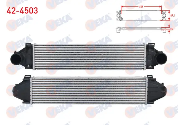 Turbo Radyatörü (Intercooler) Volvo S60 II 2.0 T-2.0 D-2.4 D 2010-/ V60 D3 2010-/ Xc60 2.0 T-2.4 D 2008 -