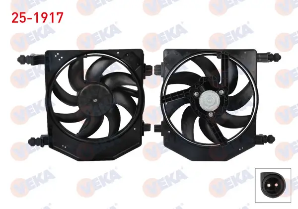 Fan Motoru Davlumbazlı Tekli Fanlı Ford Fiesta 1.25, 1.4, 1.6 1995-2002