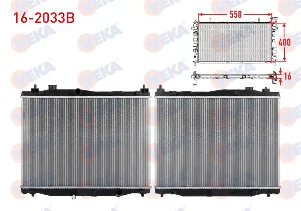 Su Radyatörü Brazing Honda Jazz IV (Gk_) 1.3 2015 -