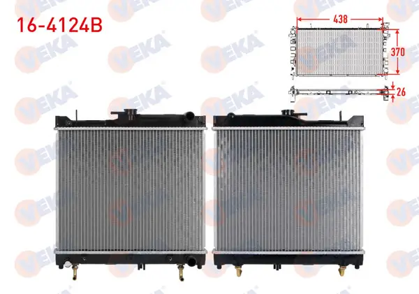 Su Radyatörü Brazing Suzuki Jımny (Fj) 1.3İ 16V 1998 -