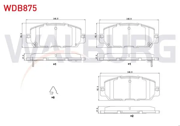 Fren Balata Ön Ikazlı Honda Cr-V V 2016 -