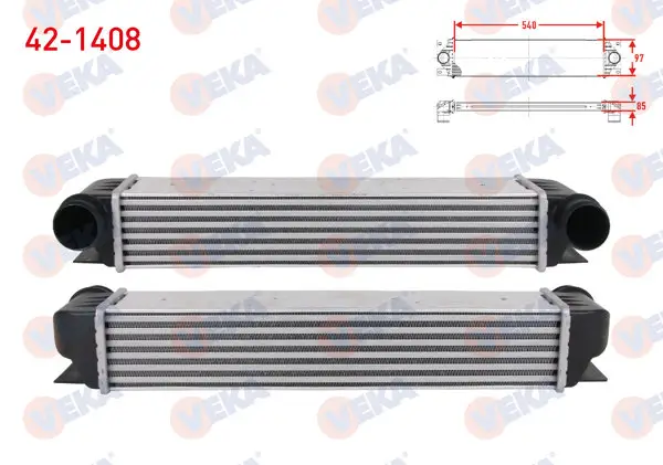Turbo Radyatörü (Intercooler) BMW 5 Serisi (E39) 520 D M-T-525 D-530 D 1995-2003 / 7 Serisi (E38) 730 D-740 D 1994-2001