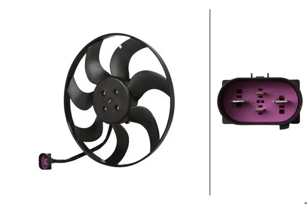 Fan Motoru 250W 392mm Ameo 17 > Polo 10 > A1 11 > 18 Ibiza 13 > 17 Toledo 13 > Fabia 11 > Rapid 13 >