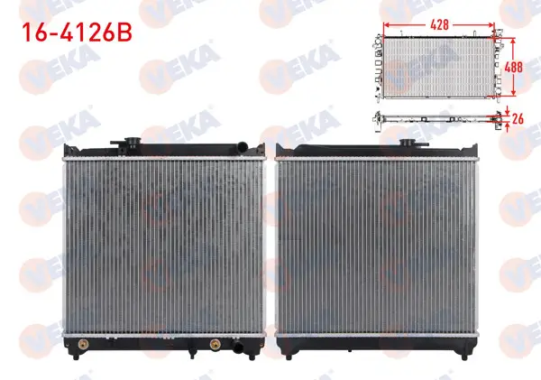 Su Radyatörü Brazing Suzuki Vitara (Et,Ta) 1.6İ 16V M-T 1988-1999