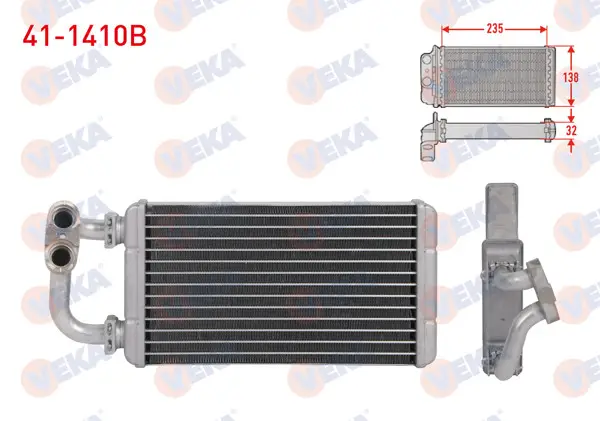 Kalorifer Radyatörü Brazing BMW 3 Serisi (E36) 316 İ-318 Ac /-1990-1998