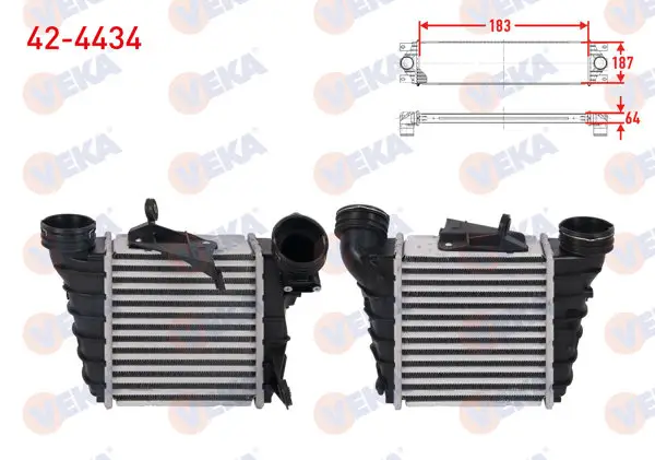 Turbo Radyatörü (Intercooler) Seat Cordoba 1.9 TDI 131 Hp 2002-2009
