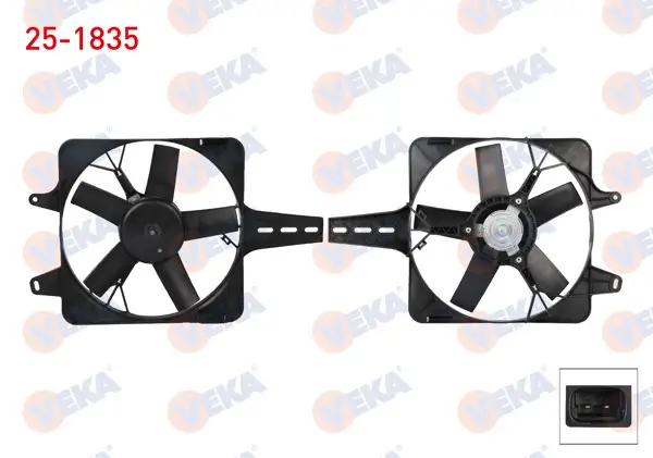 Fan Motoru Davlumbazlı Tekli Fanlı Fiat Uno 60 1989-1996