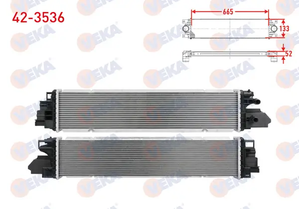 Turbo Radyatörü (Intercooler) Renault Traffic III 2.0 Euro 6 M9r