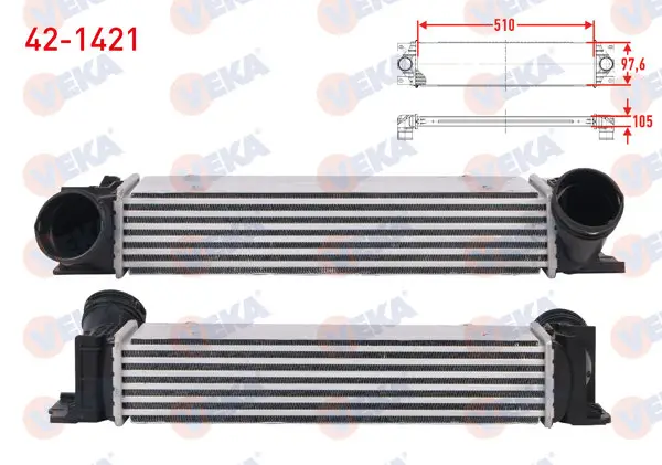 Turbo Radyatörü (Intercooler) BMW 3 (E90) 325 D 197 Hp 2006-2010