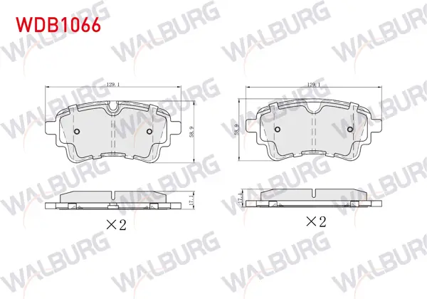 Fren Balata Arka Volkswagen Touareg 2018-/ Audi A6 2018-/ Q7 2015-/ Q5 2016-/ A8 2017 -