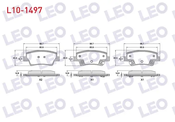 Fren Balata Arka Ikazlı Hyundai Elantra 2021-/ i20- i30 2021 -