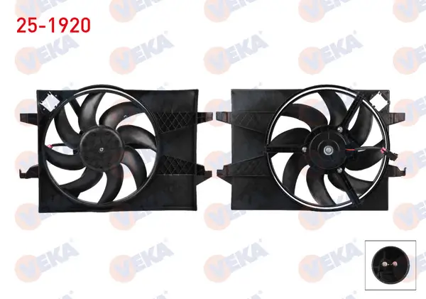 Fan Motoru Davlumbazlı Tekli Fanlı Ford Fusion 1.6 2002-2009