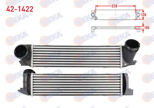 Turbo Radyatörü (Intercooler) BMW 1 Serisi (E82, E88) 135İ / 3 Serisi (E90, E92, E93) 335İ-D-Xi / X1 (E84)