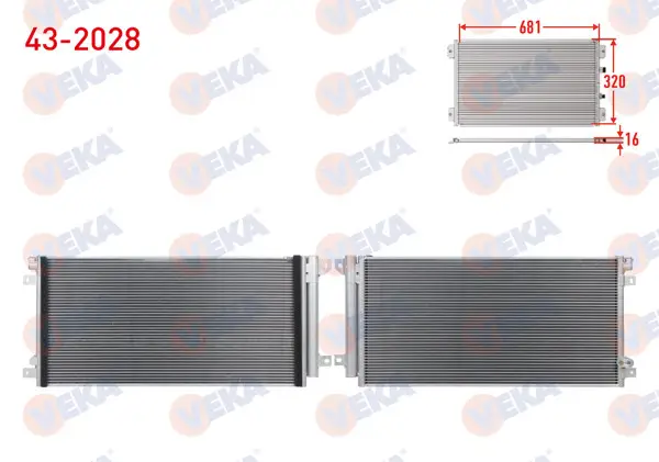 Klima Radyatörü Honda Civic X 1.5 Vtec 2016 -