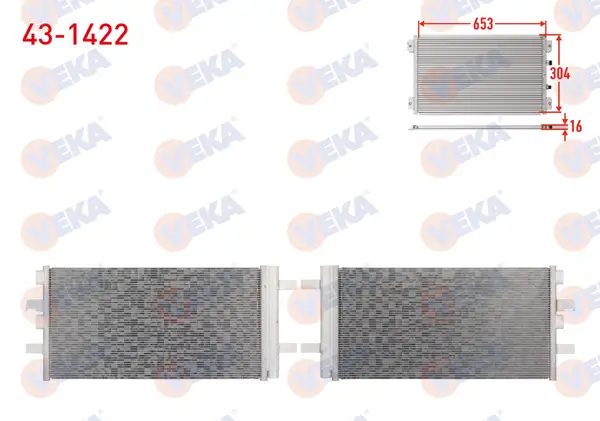 Klima Radyatörü BMW (F39, F40, F45, F48, F52, F60) / B37, B46, B47, B48