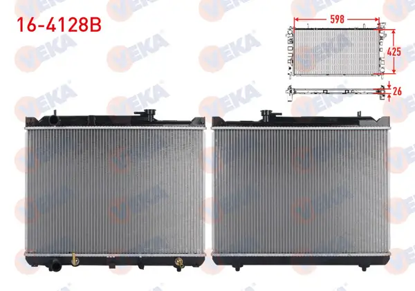 Su Radyatörü Brazing Suzuki Grand Vitara I (Ft,Gt) 2.7 İ A-T 2001-2003