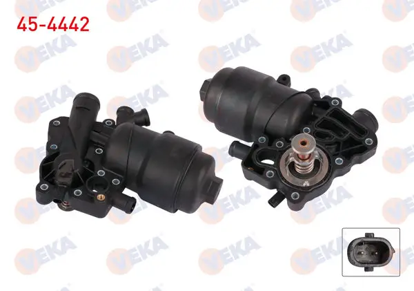 Yağ Soğutucusu Komple Termostatlı Touareg (7P5) 3.0 TDI V6 2010-2018 / Audi Q7 (4Lb) 3.0 TDI 2010-2016 / A6 (4G2) 3.0 TDI 2010-2016