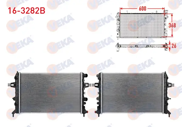Su Radyatörü Brazing Opel Astra G 1.6 2000-2009