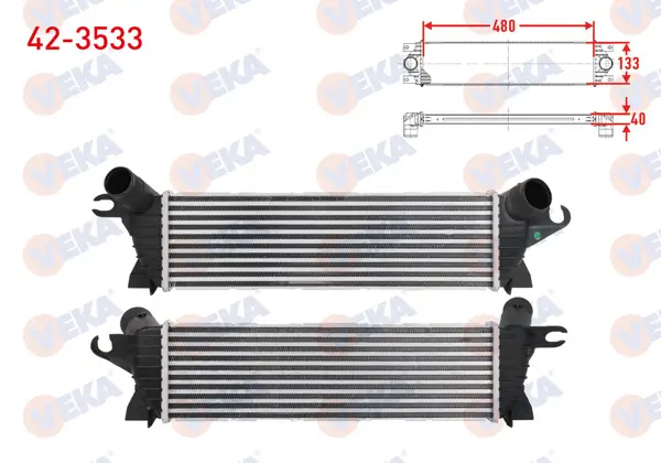 Turbo Radyatörü (Intercooler) Renault Kangoo 1.9 DCI 2001-2008