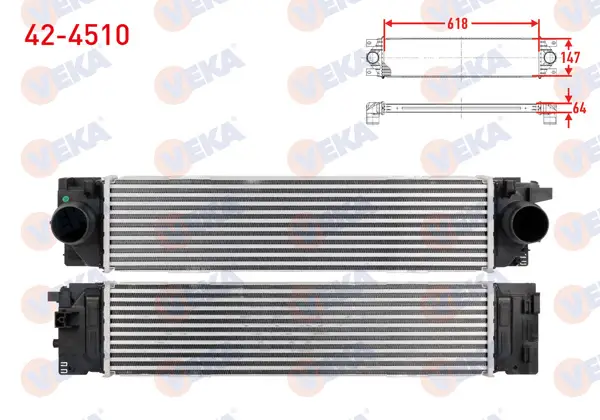 Turbo Radyatörü (Intercooler) Volvo Xc40 2.0 (D4, T4, T5) 2018 -