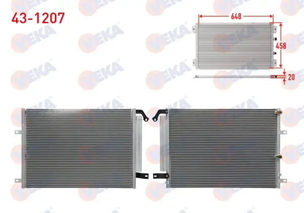 Klima Radyatörü Jeep Cherokee 2.0, 2.2 Crd, 2.4, 3.2 V6 2013 -