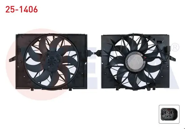 Fan Motoru Davlumbazlı Tekli (600W) BMW 5 Serisi (E60) 520 İ-525 D-525 İ-530 D-530 İ-535 D-545 İ Ac + A-T 2003-2010 / 6 (E63) 630 İ Ac + A-T 2004-/ 7 (E65) 730 İ-735 İ-745 İ Ac + A-T 01-09