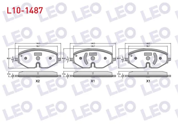 Fren Balata Ön VW Golf VIII 2020-/ Skoda Octavia IV 2019-/ Seat N 2019 -