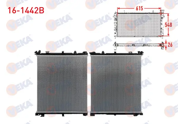 Su Radyatörü Brazing BMW X3 (G08, G01, F97) 2017-/ X4 (G02, F98) 2019 -