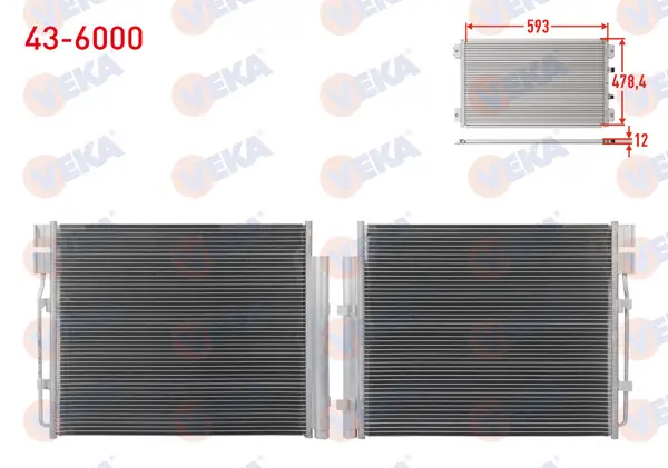 Klima Radyatörü Togg T10x (V1, V2) 2023 -