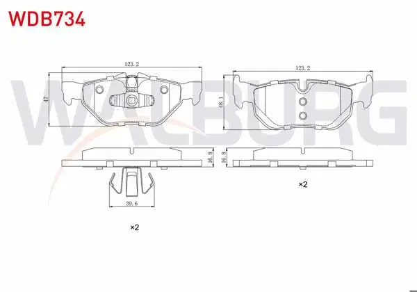 Fren Balata Arka BMW 3 Serisi (E90) 320 D 2005-2011