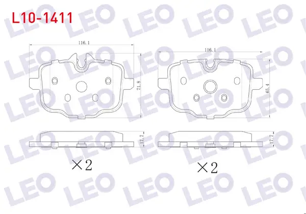 Fren Balata Arka BMW 5 Serisi (F10) 535 D 2010 -