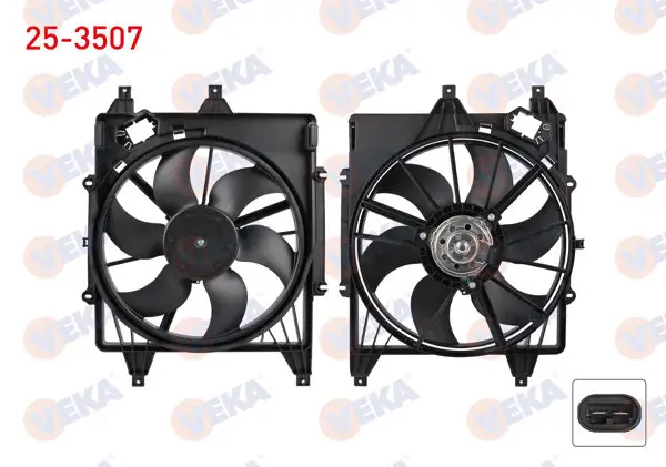 Fan Motoru Su Radyatörü Davlumbazlı Tekli Fanlı Renault Thalia III 1.5 DCI 2014 -