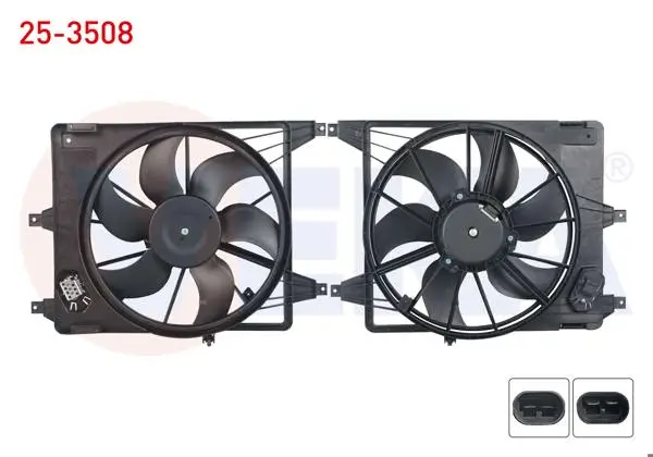 Fan Motoru Su Radyatörü Davlumbazlı Tekli Fanlı Rezistanslı Dacia Logan (Ls) 1.4 2004-2012