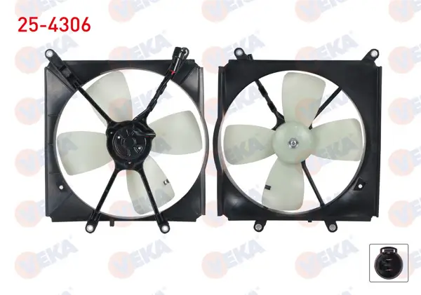 Fan Motoru Su Radyatörü Toyota Corolla (_E9_) 1.6 Ae92 1987-1993
